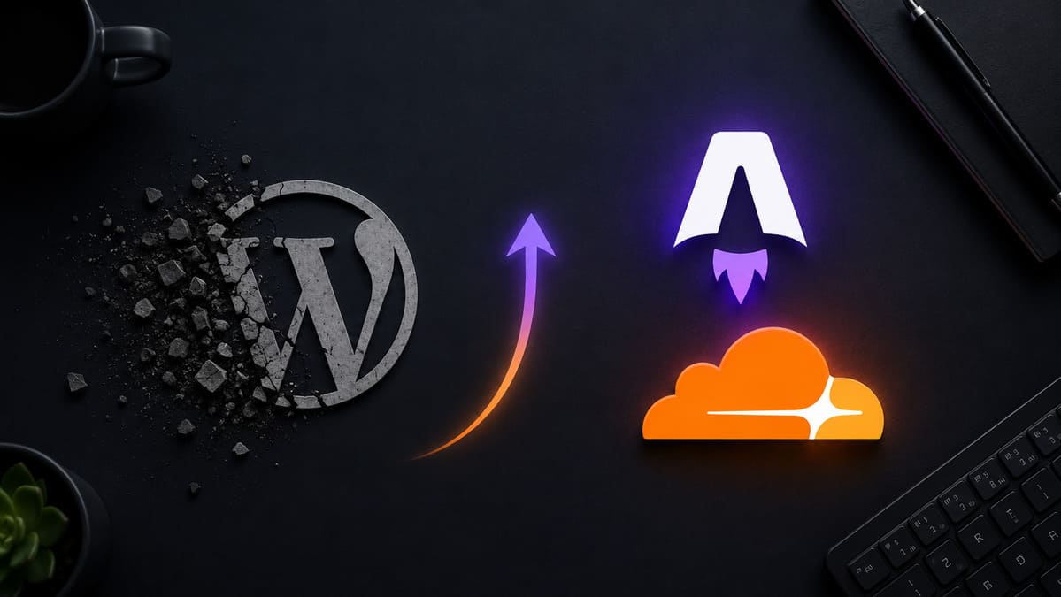 Bỏ WordPress: Blog cá nhân gần như miễn phí với Astro + Cloudflare