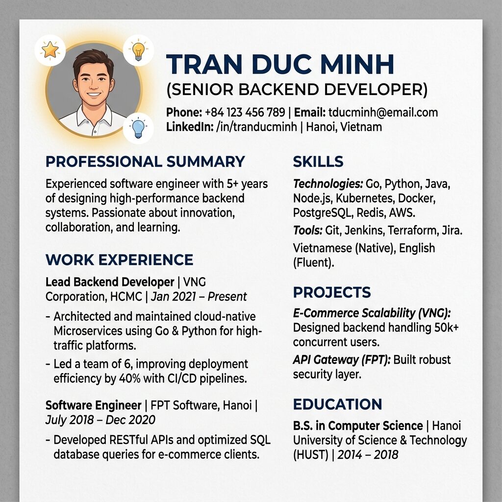 CV IT Có Cần Ảnh Avatar Không?